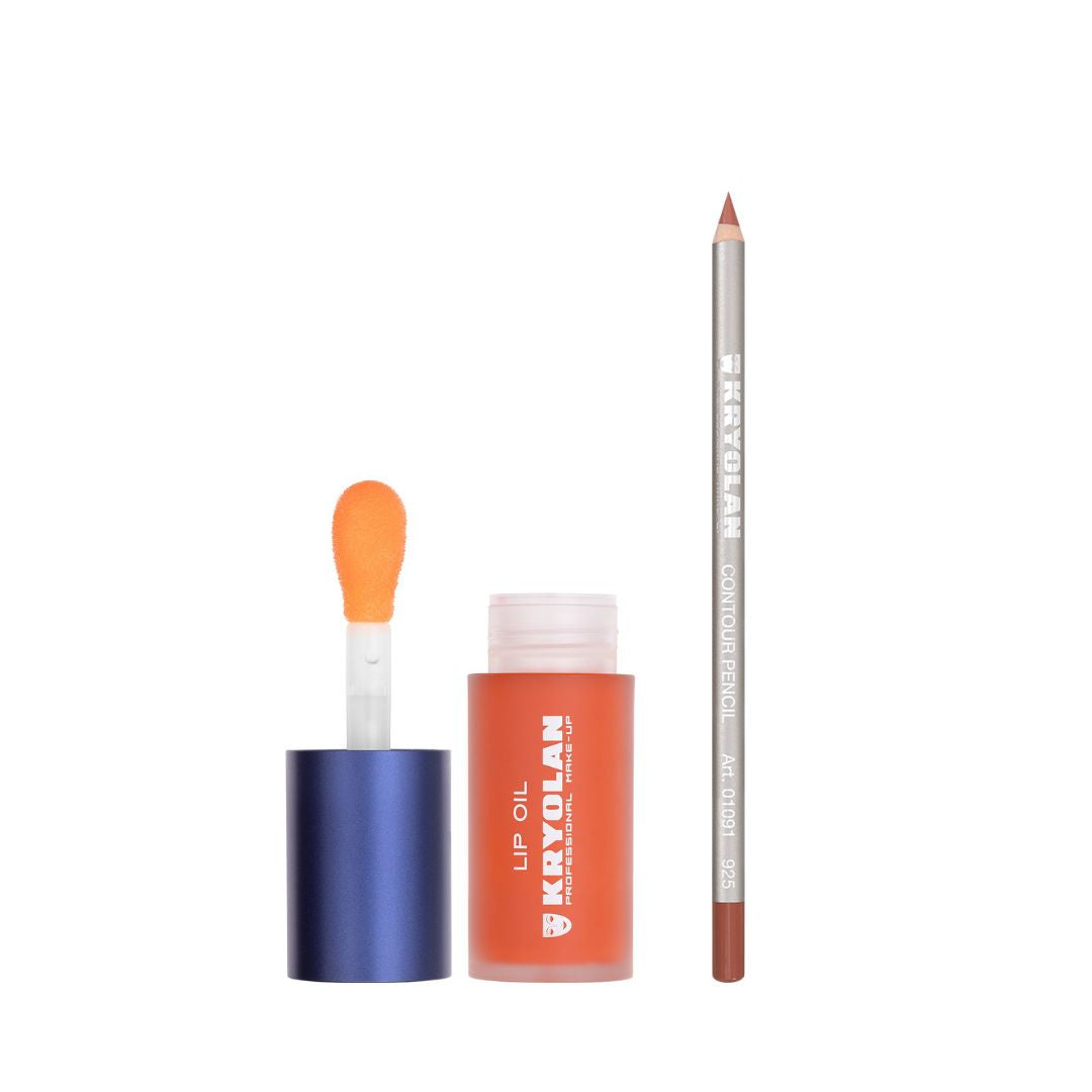 Fiery Orange + Lapiz